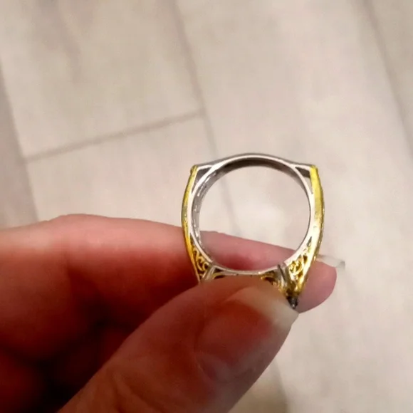 MICHAEL VALITUTTI AFRICAN AMETHYST AND NEON APATITE RING - Picture 5 of 9